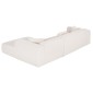 ΚΑΝΑΠΕΣ ΓΩΝΙΑ BRICKEN HM3275.02R ΛΕΥΚΟ ΥΦΑΣΜΑ 110-282x98-160x72Υεκ.