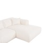 ΚΑΝΑΠΕΣ ΓΩΝΙΑ BRICKEN HM3275.02R ΛΕΥΚΟ ΥΦΑΣΜΑ 110-282x98-160x72Υεκ.