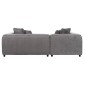 ΚΑΝΑΠΕΣ ΓΩΝΙΑ (ΑΡΙΣΤΕΡΗ) 3-ΘΕΣΙΟΣ GRACE HM3280.03L ΓΚΡΙ ΥΦΑΣΜΑ 252x160x70-90Υεκ
