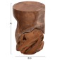 ΒΟΗΘΗΤΙΚΟ ΣΚΑΜΠΟ/ΤΡΑΠΕΖΑΚΙ STOMP HM9350.11 ΞΥΛΟ TEAK-ΦΥΣΙΚΟ Φ30x45Υεκ.