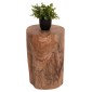 ΒΟΗΘΗΤΙΚΟ ΤΡΑΠΕΖΑΚΙ/ΣΚΑΜΠΟ TRONCO HM9374.21 ΞΥΛΟ TEAK--ΦΥΣΙΚΟ Φ30x45Υεκ.