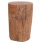 ΒΟΗΘΗΤΙΚΟ ΤΡΑΠΕΖΑΚΙ/ΣΚΑΜΠΟ TRONCO HM9374.21 ΞΥΛΟ TEAK--ΦΥΣΙΚΟ Φ30x45Υεκ.