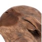 ΒΟΗΘΗΤΙΚΟ ΤΡΑΠΕΖΙ LOGGY HM18295 ΞΥΛΟ TEAK--ΦΥΣΙΚΟ 50x50x50Υεκ.