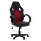 ΚΑΡΕΚΛΑ ΓΡΑΦΕΙΟΥ GAMING BUCKET HM1041.01 ΜΑΥΡΟPU+ΚΟΚΚΙΝΟ MESH 60x62x117 εκ.