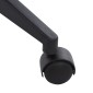 ΚΑΡΕΚΛΑ ΓΡΑΦΕΙΟΥ ANIVIA HM1073.21 ΓΚΡΙ & ΣΚΕΛΕΤΟ ΜΑΥΡΟ 64x61x127 cm
