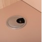 ΓΡΑΦΕΙΟ ΥΠΟΔΟΧΗΣ DALTON HM2068.02 ΜΕΛΑΜΙΝΗ ΣΕ SONAMA-ΜΠΕΖ 240x80x106Υεκ.