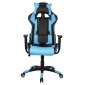 ΠΟΛΥΘΡΟΝΑ GAMING DARIUS HM1072.08 ΜΑΥΡΗ-ΣΙΕΛ 66,5x70x(122-129) cm