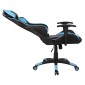 ΠΟΛΥΘΡΟΝΑ GAMING DARIUS HM1072.08 ΜΑΥΡΗ-ΣΙΕΛ 66,5x70x(122-129) cm