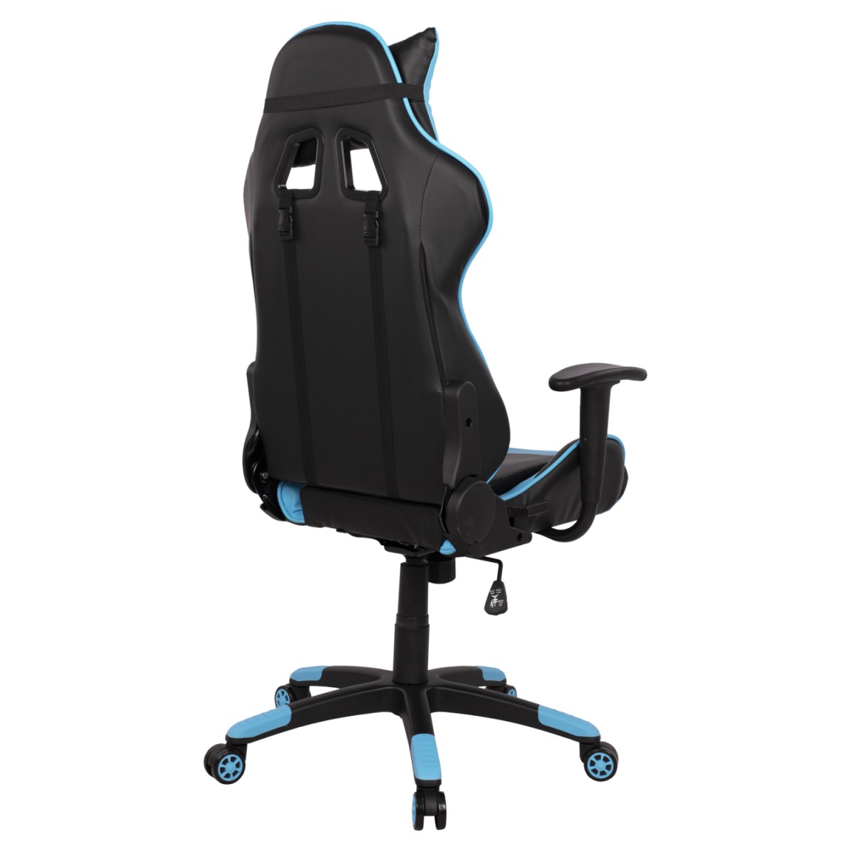 ΠΟΛΥΘΡΟΝΑ GAMING DARIUS HM1072.08 ΜΑΥΡΗ-ΣΙΕΛ 66,5x70x(122-129) cm