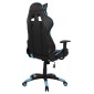 ΠΟΛΥΘΡΟΝΑ GAMING DARIUS HM1072.08 ΜΑΥΡΗ-ΣΙΕΛ 66,5x70x(122-129) cm