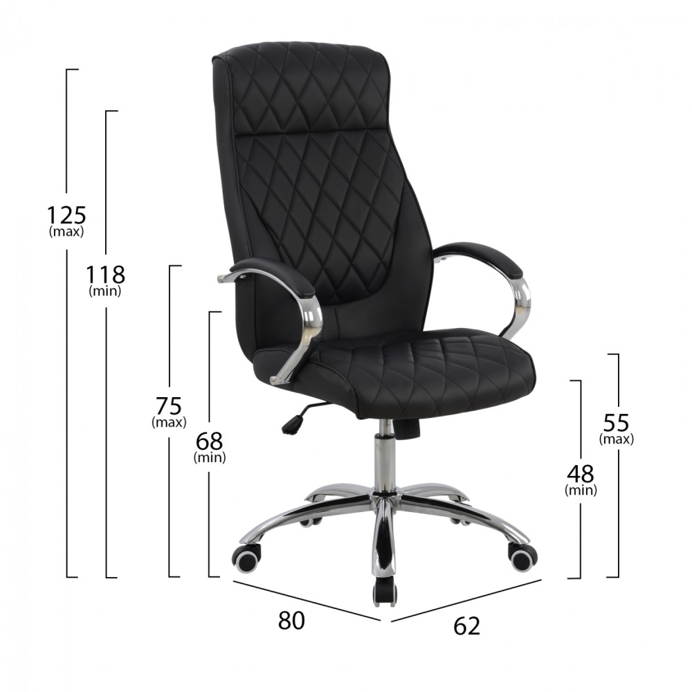 ΚΑΡΕΚΛΑ ΓΡΑΦΕΙΟΥ SHALY HM1098.01 ΜΑΥΡΗ 62x80x125cm ΚΑΡΕΚΛΑ ΓΡΑΦΕΙΟΥ SHALY HM1098.01 ΜΑΥΡΗ 62x80x125cm