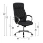 ΚΑΡΕΚΛΑ ΓΡΑΦΕΙΟΥ SHALY HM1098.01 ΜΑΥΡΗ 62x80x125cm ΚΑΡΕΚΛΑ ΓΡΑΦΕΙΟΥ SHALY HM1098.01 ΜΑΥΡΗ 62x80x125cm