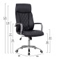 ΚΑΡΕΚΛΑ ΓΡΑΦΕΙΟΥ SHAILA HM1104.01 ΣΕ ΧΡΩΜΑ ΜΑΥΡΟ 64x68x(116-123)cm ΚΑΡΕΚΛΑ ΓΡΑΦΕΙΟΥ SHAILA HM1104.01 ΣΕ ΧΡΩΜΑ ΜΑΥΡΟ 64x68x(116-123)cm