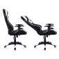 ΠΟΛΥΘΡΟΝΑ GAMING DARIUS HM1072.04 ΜΑΥΡΗ-ΛΕΥΚΗ 66,5x70x(122-129) cm