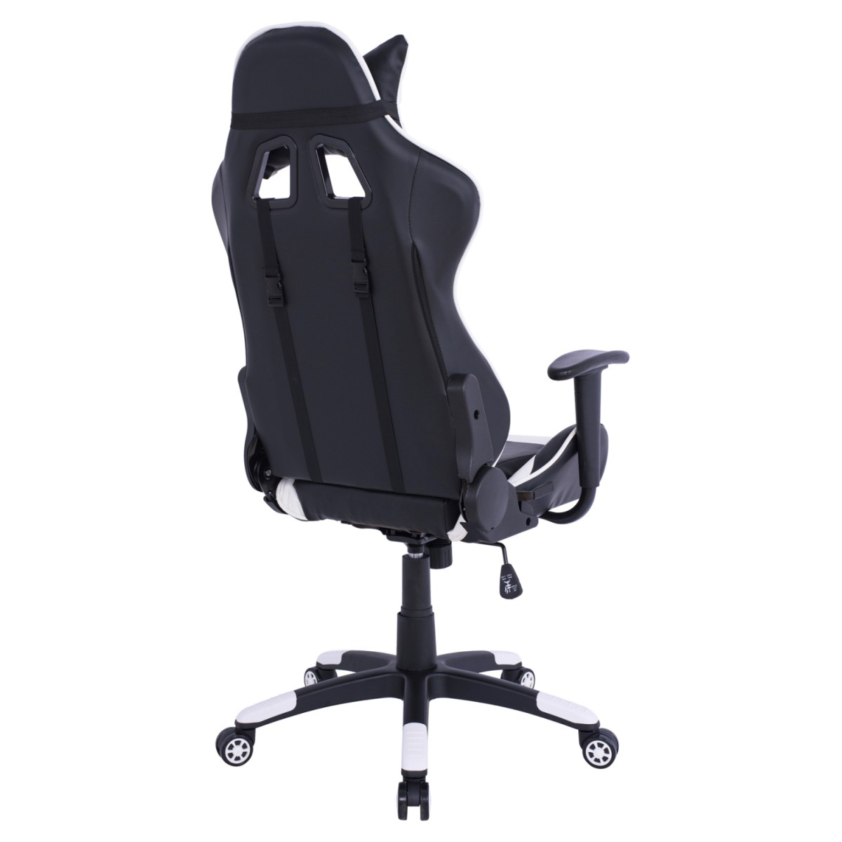 ΠΟΛΥΘΡΟΝΑ GAMING DARIUS HM1072.04 ΜΑΥΡΗ-ΛΕΥΚΗ 66,5x70x(122-129) cm
