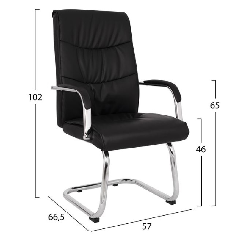 ΠΟΛΥΘΡΟΝΑ JACOB HM1045.11 ΜΑΥΡΟ PU ΜΕ ΒΑΣΗ ΧΡΩΜΙΟΥ 57x66,5x102 cm ΠΟΛΥΘΡΟΝΑ JACOB HM1045.11 ΜΑΥΡΟ PU ΜΕ ΒΑΣΗ ΧΡΩΜΙΟΥ 57x66,5x102 cm