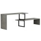 ΕΠΙΠΛΟ ΤΗΛΕΟΡΑΣΗΣ ΕΠΕΚΤ. BRIGGITE HM8892.11 ΜΕΛΑΜΙΝΗ GREY STONE TEXTURE 160x30x45Υεκ.