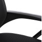 ΚΑΡΕΚΛΑ ΓΡΑΦΕΙΟΥ BRISTONE HM1058.31 ΠΟΔΙ ΧΡΩΜΙΟΥ-ΜΑΥΡΗ 56x53x93Υεκ.