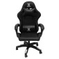 ΠΟΛΥΘΡΟΝΑ GAMING DARREN HM1203.04 ΜΑΥΡΟ-ΛΕΥΚΟ PVC & NYLON 58.5x100x120Υεκ.
