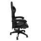 ΠΟΛΥΘΡΟΝΑ GAMING DARREN HM1203.04 ΜΑΥΡΟ-ΛΕΥΚΟ PVC & NYLON 58.5x100x120Υεκ.