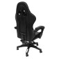 ΠΟΛΥΘΡΟΝΑ GAMING DARREN HM1203.04 ΜΑΥΡΟ-ΛΕΥΚΟ PVC & NYLON 58.5x100x120Υεκ.