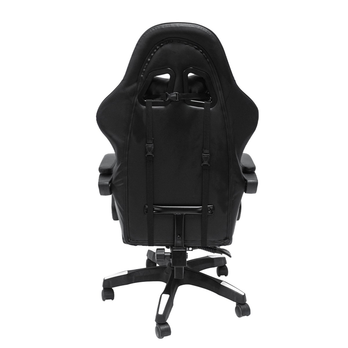 ΠΟΛΥΘΡΟΝΑ GAMING DARREN HM1203.04 ΜΑΥΡΟ-ΛΕΥΚΟ PVC & NYLON 58.5x100x120Υεκ.