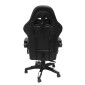 ΠΟΛΥΘΡΟΝΑ GAMING DARREN HM1203.04 ΜΑΥΡΟ-ΛΕΥΚΟ PVC & NYLON 58.5x100x120Υεκ.