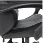 ΠΟΛΥΘΡΟΝΑ GAMING DARREN HM1203.04 ΜΑΥΡΟ-ΛΕΥΚΟ PVC & NYLON 58.5x100x120Υεκ.