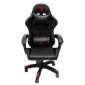 ΠΟΛΥΘΡΟΝΑ GAMING DARREN HM1203.01 ΜΑΥΡΟ-ΚΟΚΚΙΝΟ PVC & NYLON 58.5x100x120Υεκ.