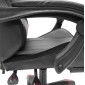 ΠΟΛΥΘΡΟΝΑ GAMING DARREN HM1203.01 ΜΑΥΡΟ-ΚΟΚΚΙΝΟ PVC & NYLON 58.5x100x120Υεκ.