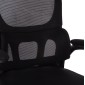 ΚΑΡΕΚΛΑ ΓΡΑΦΕΙΟΥ BASTON HM18236.01 ΜΑΥΡΟ MESH & PP ΣΚΕΛΕΤΟΣ 64x60x117-127Υεκ.