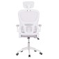 ΚΑΡΕΚΛΑ ΓΡΑΦΕΙΟΥ BASTON HM18236.03 ΓΚΡΙ MESH & ΛΕΥΚΟΣ PP ΣΚΕΛΕΤΟΣ 64x60x127Υεκ.