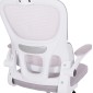 ΚΑΡΕΚΛΑ ΓΡΑΦΕΙΟΥ BASTON HM18236.03 ΓΚΡΙ MESH & ΛΕΥΚΟΣ PP ΣΚΕΛΕΤΟΣ 64x60x127Υεκ.
