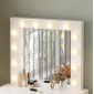 ΤΟΥΑΛΕΤΑ ΜΕ ΦΩΤΙΣΜΟ LED & ΣΥΡΤΑΡΙΑ BEYON HM2500.03 ΜΕΛΑΜΙΝΗ ΣΕ ΛΕΥΚΟ 80x40x140Υεκ.