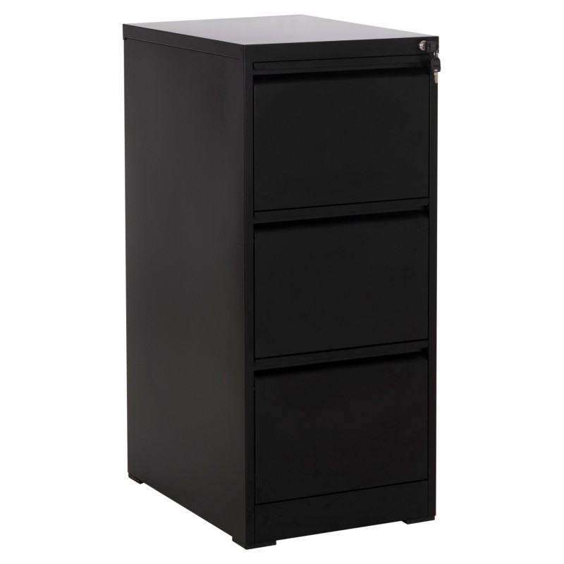ΣΥΡΤΑΡΙΕΡΑ (3) ΑΡΧΕΙΟΘΕΤΗΣΗΣ ΓΡΑΦΕΙΟΥ SIDER HM6636.01 ΜΑΥΡΟ ΜΕΤΑΛΛΟ 45.5x62x103.5Υεκ