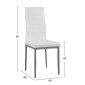 ΚΑΡΕΚΛΑ ΜΕΤΑΛΛΙΚΗ LADY HM0037.11 ΛΕΥΚΟ PU ΜΕΤΑΛΛΙΚΟ ΣΚΕΛΕΤΟ K/D 40x48x95 εκ.
