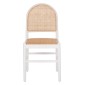 ΚΑΡΕΚΛΑ ΑΠΟ ΟΞΙΑ ΣΕ ΛΕΥΚΟ-RATTAN ΜΠΕΖ HM9407.03 43x50x87Yεκ.