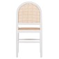 ΚΑΡΕΚΛΑ ΑΠΟ ΟΞΙΑ ΣΕ ΛΕΥΚΟ-RATTAN ΜΠΕΖ HM9407.03 43x50x87Yεκ.