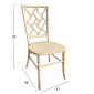 ΚΑΡΕΚΛΑ ΑΠΟ ΤΟΟΝ ΞΥΛΟ WHITE WASH 41x46x95Υεκ.HM9410.05