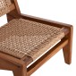 ΚΑΡΕΚΛΑ LOUNGE LUKILLA HM9913 ΞΥΛΟ TEAK ΣΕ ΦΥΣΙΚΟ--ΣΥΝΘ.ΣΧΟΙΝΙ ΜΠΕΖ 55,5x74x65Υεκ.