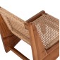ΚΑΡΕΚΛΑ LOUNGE LUKILLA HM9913 ΞΥΛΟ TEAK ΣΕ ΦΥΣΙΚΟ--ΣΥΝΘ.ΣΧΟΙΝΙ ΜΠΕΖ 55,5x74x65Υεκ.