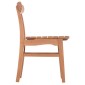 ΚΑΡΕΚΛΑ ΤΡΑΠΕΖΑΡΙΑΣ ΕΞ.ΧΩΡΟΥ ROBBIE HM18115 ΞΥΛΟ TEAK--ΦΥΣΙΚΟ 48x51x82Υεκ.