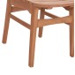 ΚΑΡΕΚΛΑ ΤΡΑΠΕΖΑΡΙΑΣ ΕΞ.ΧΩΡΟΥ ROBBIE HM18115 ΞΥΛΟ TEAK--ΦΥΣΙΚΟ 48x51x82Υεκ.