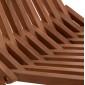 ΠΟΛΥΘΡΟΝΑ LOUNGE ΠΤΥΣΣΟΜΕΝΗ SHIGAO HM18112 ΞΥΛΟ TEAK--ΦΥΣΙΚΟ 61x88.5x89Υεκ.