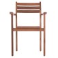 ΠΟΛΥΘΡΟΝΑ KEMPO HM6358 ΞΥΛΟ TEAK ΣΕ ΦΥΣΙΚΟ--58x58,5x88Υεκ.