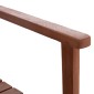ΠΟΛΥΘΡΟΝΑ KEMPO HM6358 ΞΥΛΟ TEAK ΣΕ ΦΥΣΙΚΟ--58x58,5x88Υεκ.