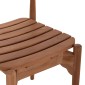 ΚΑΡΕΚΛΑ ΤΡΑΠΕΖΑΡΙΑΣ ΕΞ.ΧΩΡΟΥ DONNY HM6378 ΞΥΛΟ TEAK 52x54x74Υεκ.