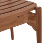 ΚΑΡΕΚΛΑ ΤΡΑΠΕΖΑΡΙΑΣ ΕΞ.ΧΩΡΟΥ DONNY HM6378 ΞΥΛΟ TEAK 52x54x74Υεκ.