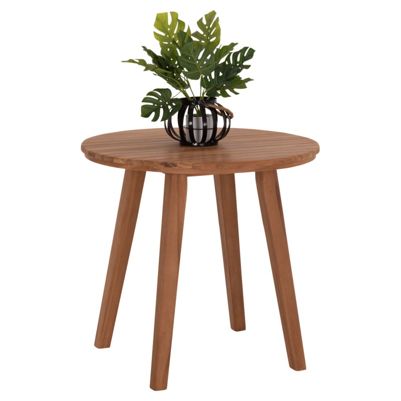 TΡΑΠΕΖΙ ΤΡΑΠΕΖΑΡΙΑΣ ΣΤΡΟΓΓΥΛΟ DANTE HM6379 ΞΥΛΟ TEAK Φ80x75Υεκ. TΡΑΠΕΖΙ ΤΡΑΠΕΖΑΡΙΑΣ ΣΤΡΟΓΓΥΛΟ DANTE HM6379 ΞΥΛΟ TEAK Φ80x75Υεκ.