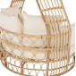 ΚΑΝΑΠΕΣ ΕΞΩΤ.ΧΩΡΟΥ ΣΤΡΟΓΓΥΛΟΣ MARJOM HM9765 ΦΥΣΙΚΟ RATTAN-ΕΚΡΟΥ ΥΦΑΣΜΑ Φ148x287Υεκ.